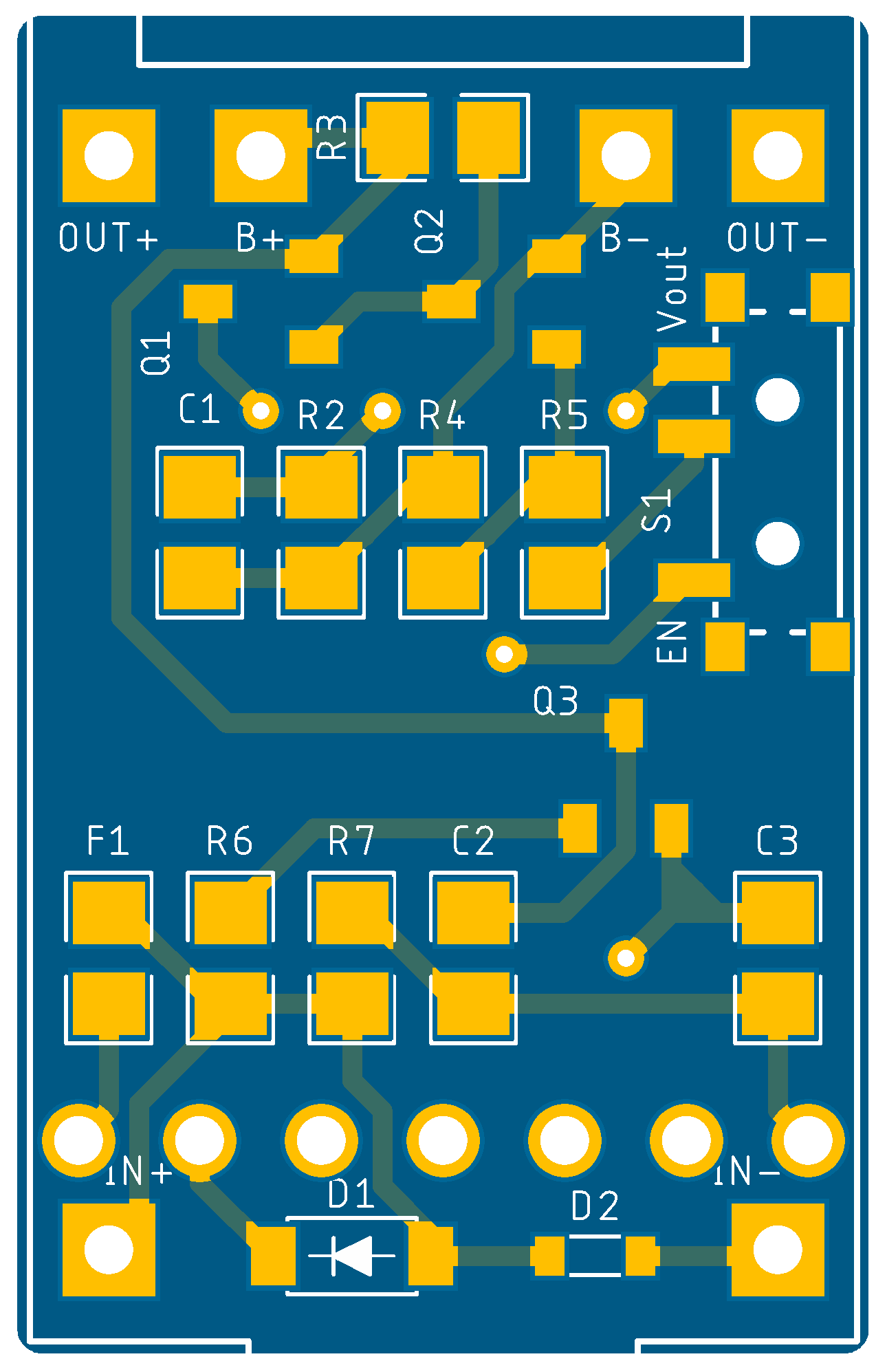 Battery Charge Manager Daughter Board PCB (Top)